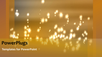 PowerPoint Template - An abstract background